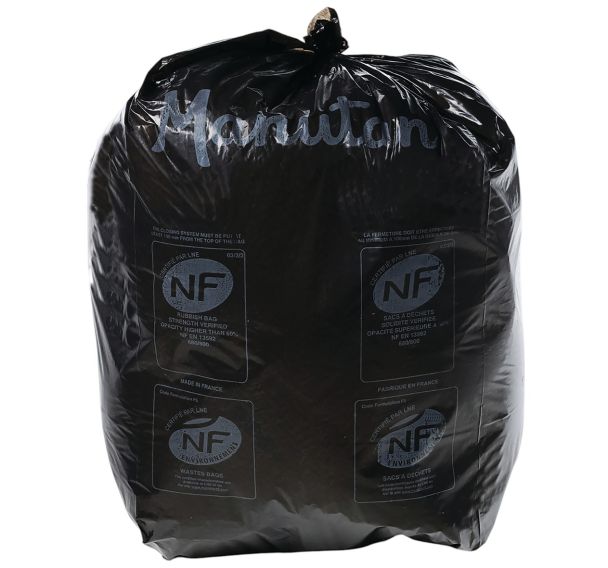Sac-poubelle noir - Déchet lourd - 110 L et 200 L - Manutan Expert
