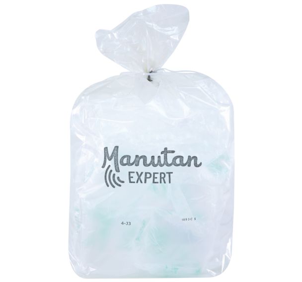 Sac-poubelle transparent - Déchet lourd - 30 à 110 L - Manutan Expert