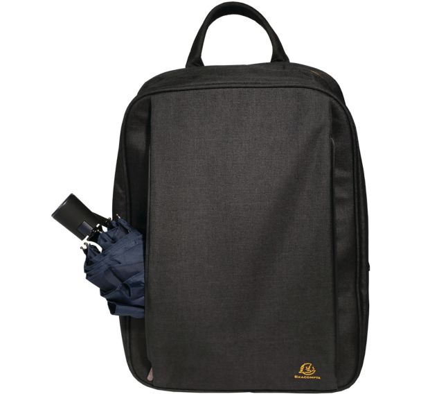 Sac à dos portable gris chiné