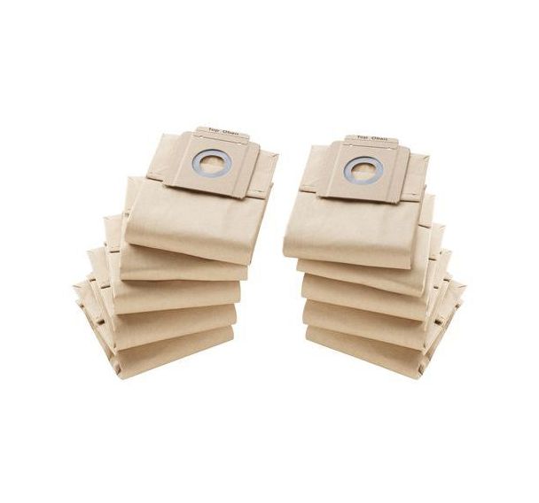 Sac à poussière pour aspirateur Kärcher T 7/1 et T 10/1 - Lot de 10