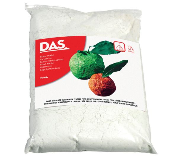 Sac de 1 kg pâte à bois, papier maché