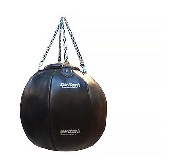 Sac de frappe Grosse poire en cuir - SportCom - 70x70 cm