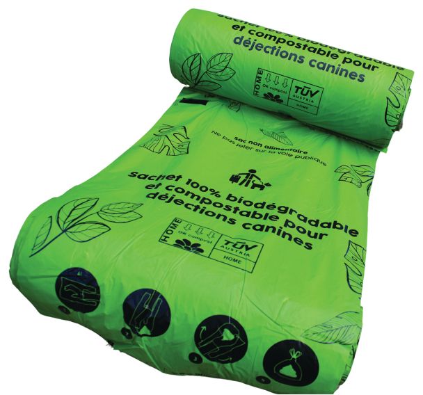 Sac gant végétal en rouleau - 2000 sachets