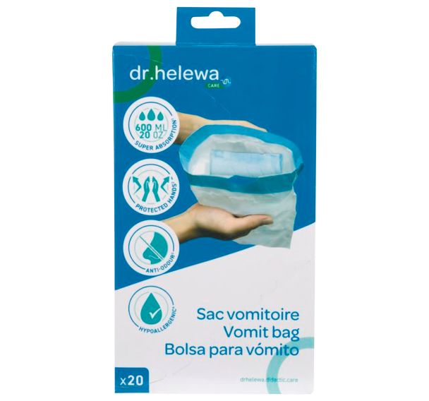 Sac vomitoire absorbant x20-Dr. Helewa Care