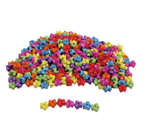 Sachet 1000 perles zig zag 6*9mm