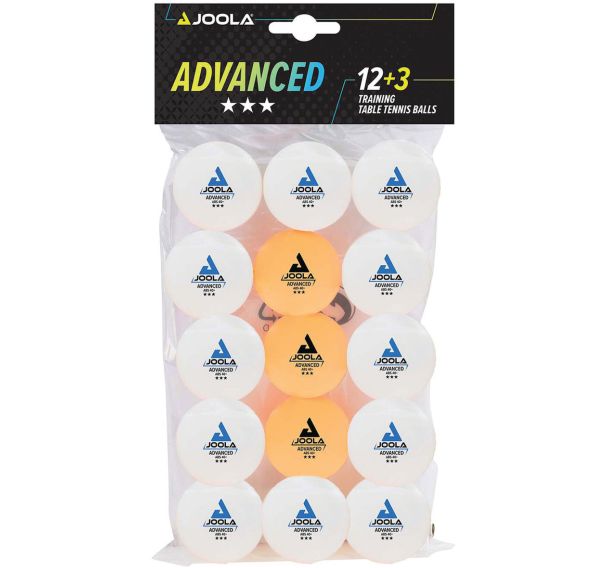 Sachet 15 balles de tennis de table Joola Advanced Training