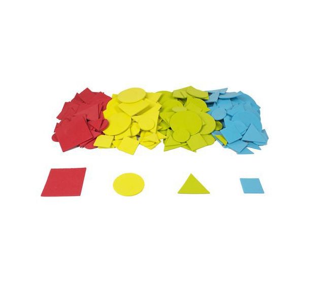 Sachet 200 formes géométriques en mousse