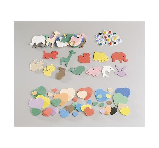 Sachet 20 yeux mobiles Ø 12 mm couleurs assorties adhésifs