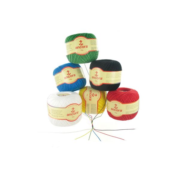 Sachet 6 pelotes de 50 g coton