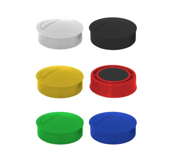 Sachet 6 plots aimantes Ø 25 mm force: 0,400 kg