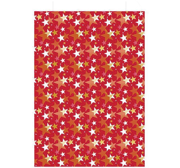 Sachet cadeau étoile 186x35cm