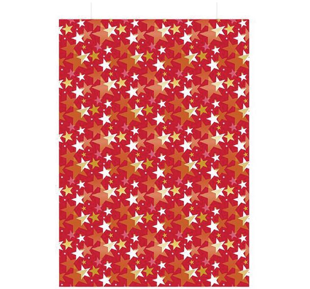 Sachet cadeau étoile 277x45cm