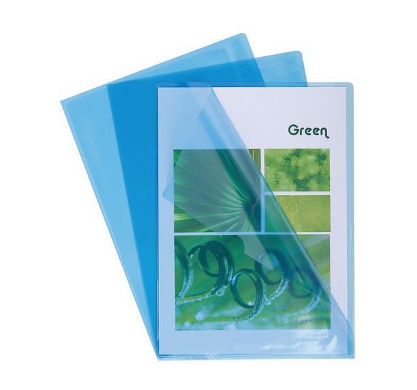 Sachet de 10 pochettes coin pvc haute résistance 13/100e A4