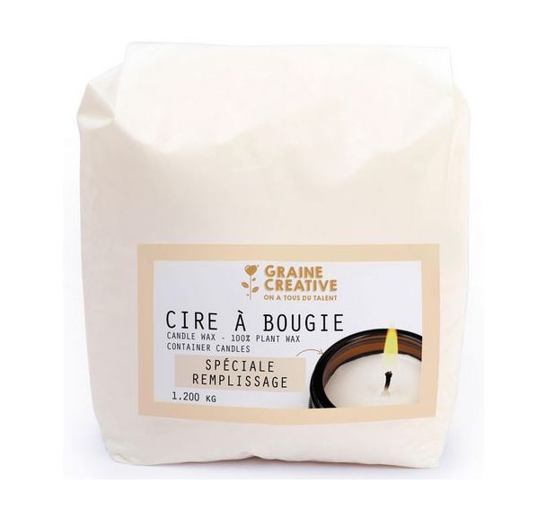Sachet de 1,2 kg de cire végétale soja pour création bougie