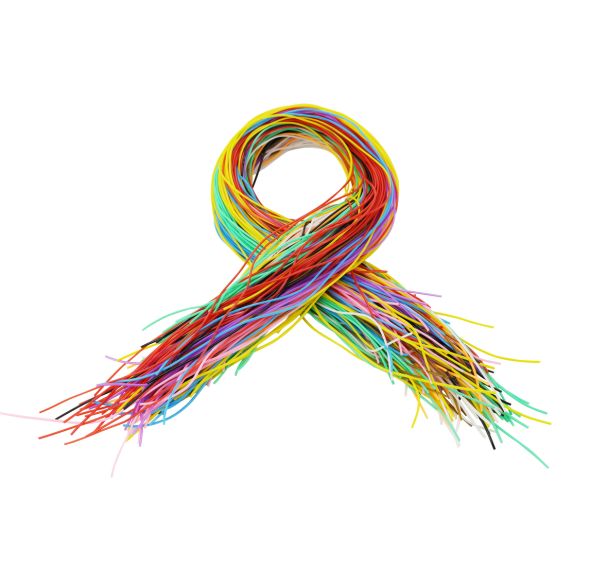 Sachet de 200 brins 80cm fils scoubidou