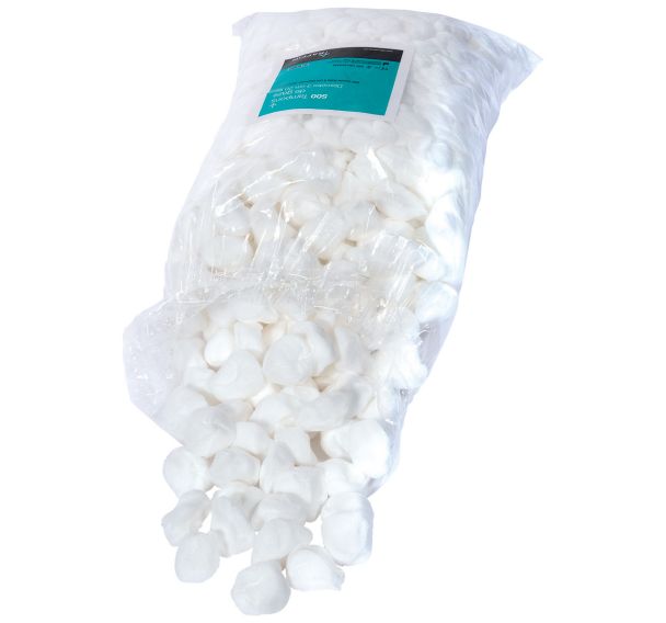 Lot de 500 boules de gaze, en sachet non stérile-Raffin