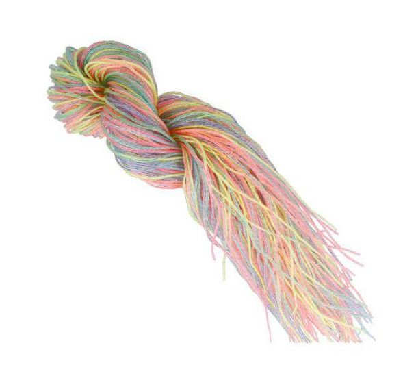 Sachet de 50 fils scoubidous Twist, couleurs fluo 100cm Ø2mm