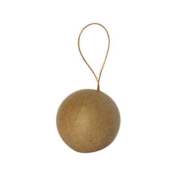 Sachet de 6 boules avec cordon doré 6cm (Lot de 4)