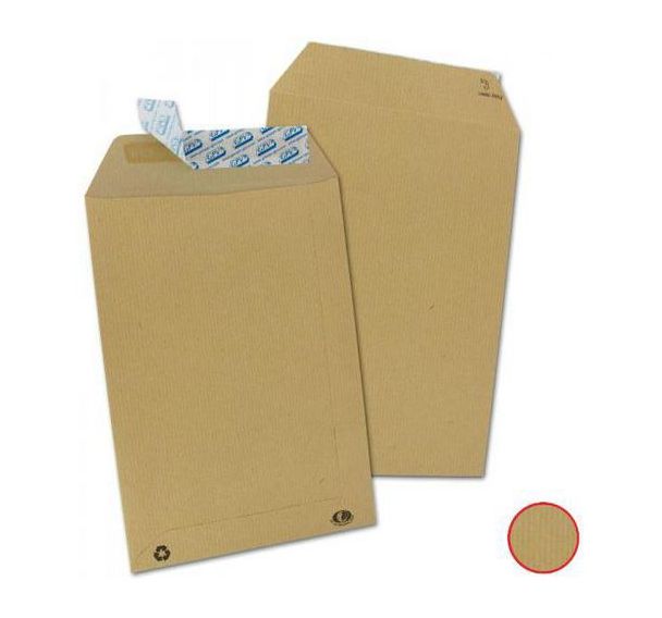 Sachet kraft à soufflets Siligom 120g 260x330 mm (Paquet de 50)