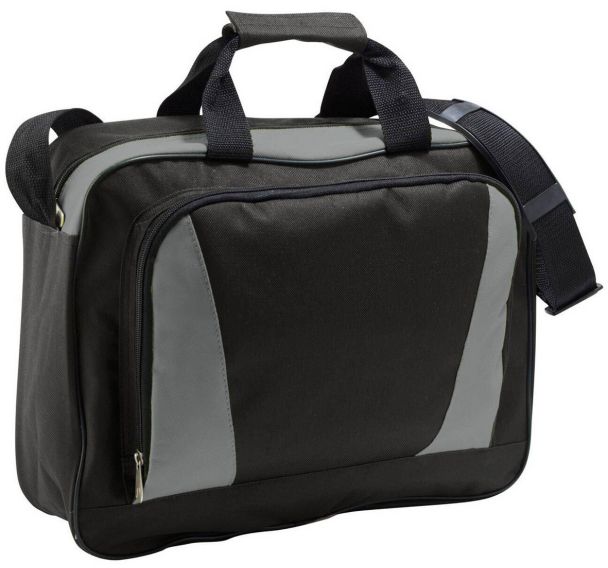 Sacoche porte-documents expert anthracite-noir