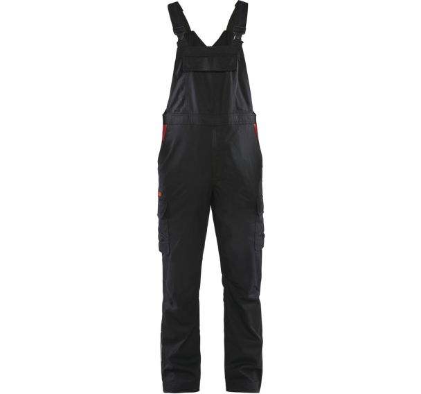Salopette de travail industrie stretch 2D - Noir/rouge - Blåkläder