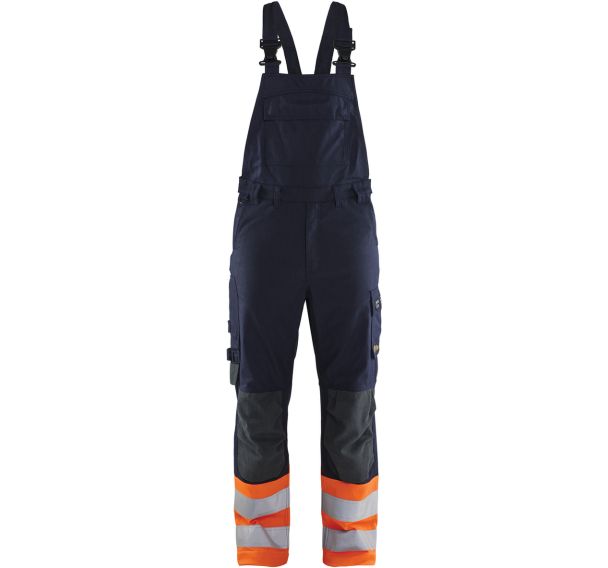 Salopette de travail multinormes inhérente - Bleu/orange - Blåkläder
