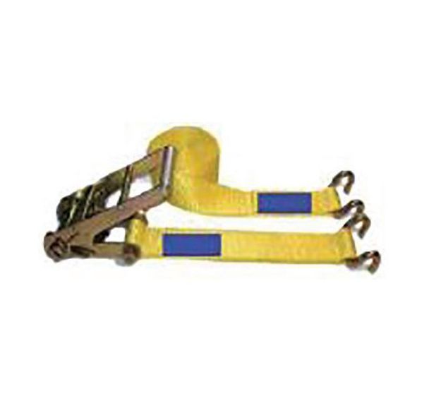 Sangle arrimage 2 parties 75mm L9m pour engins - TMU 3,5T - Godet