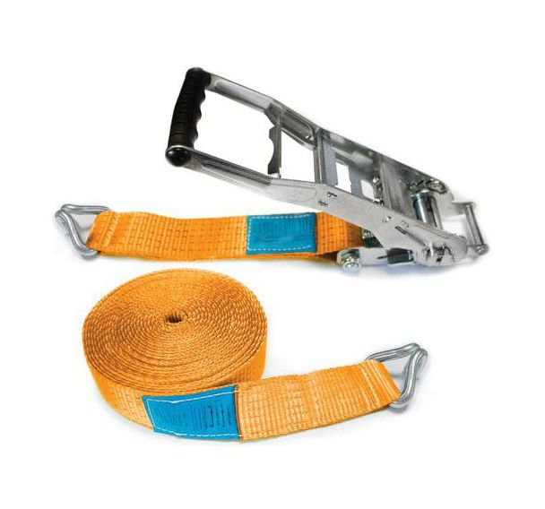 Sangle arrimage à tendeur cliquet orange-9 m-LC 2500/5000daN