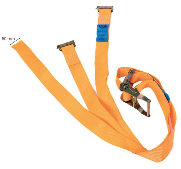 Sangle d'arrimage à ergots - Force 1000 kg - Manutan