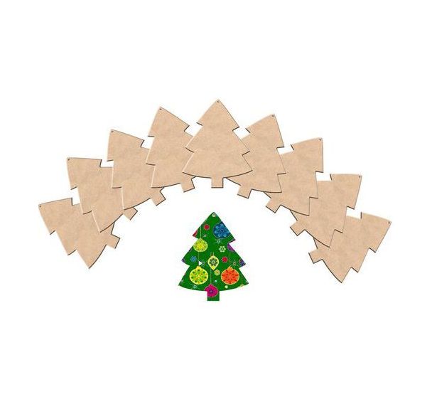 Sapin à décorer et suspendre