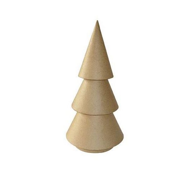 Sapin carton à décorer à la forme design