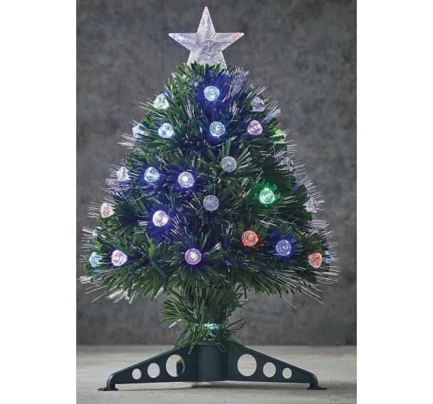Sapin de noël artificiel de table Genova LED 45 x 25 cm