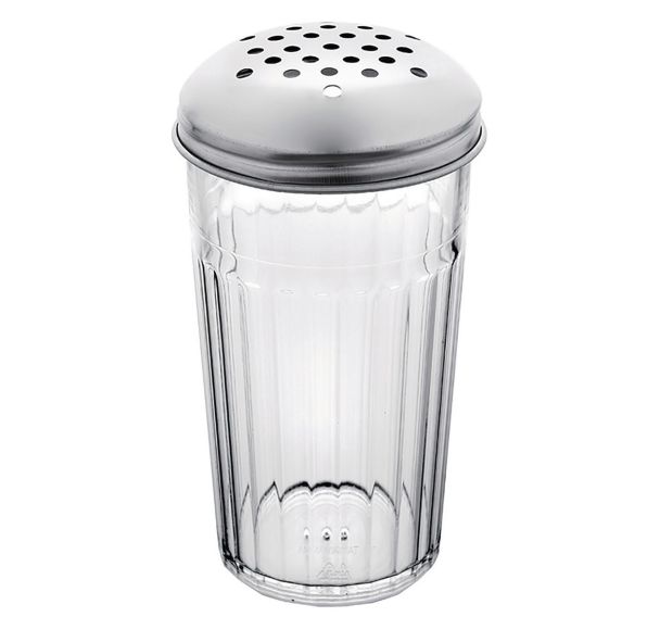 Saupoudreuse parmesan 14,5 cm 35 cl inox /transparent