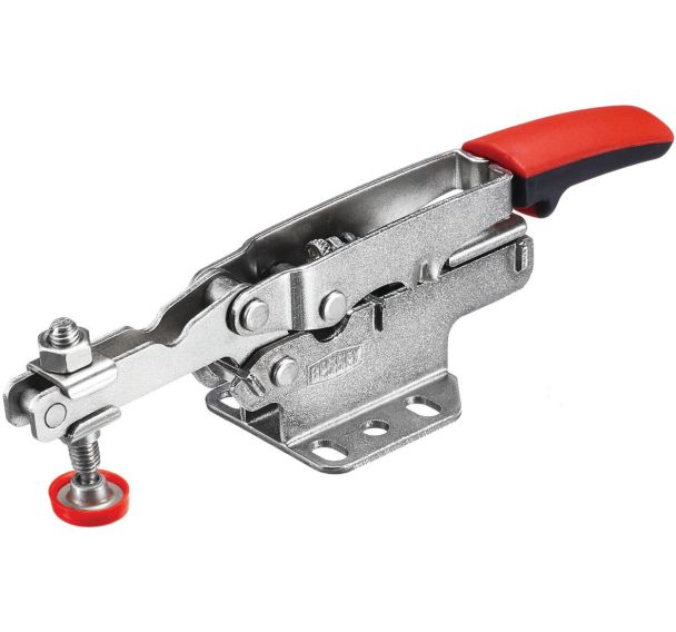 Sauterelle à serrage vertical avec levier horizontal