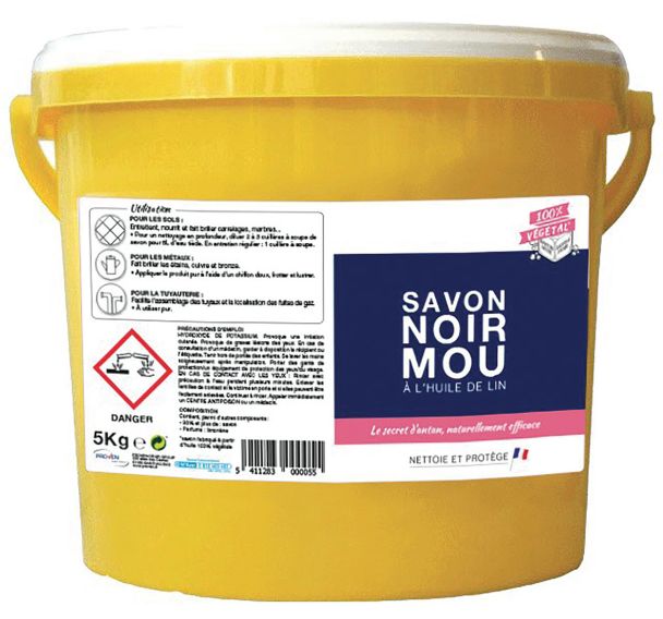 Savon noir mou de 5kg