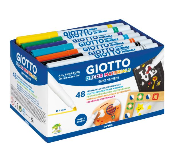 Schoolbox 48 feutres décor materials giotto