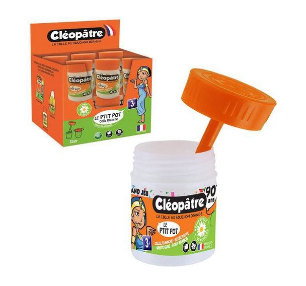 Schoolpack 12 pots de 35g colle blanche pâteuse