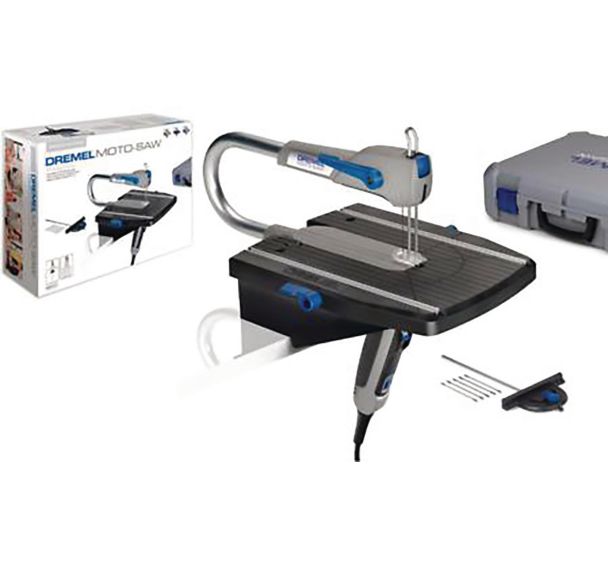 Scie à chantourner compacte Dremel moto-saw ms20-1/5 2-en-1 (70w)