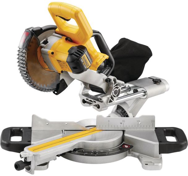 Scie à onglets radiale XR 18V 184mm - sans batterie ni chargeur - DEWALT