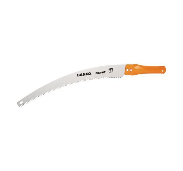 Scie arboricole pour perche réaffûtable et manche acier 360mm - Bahco