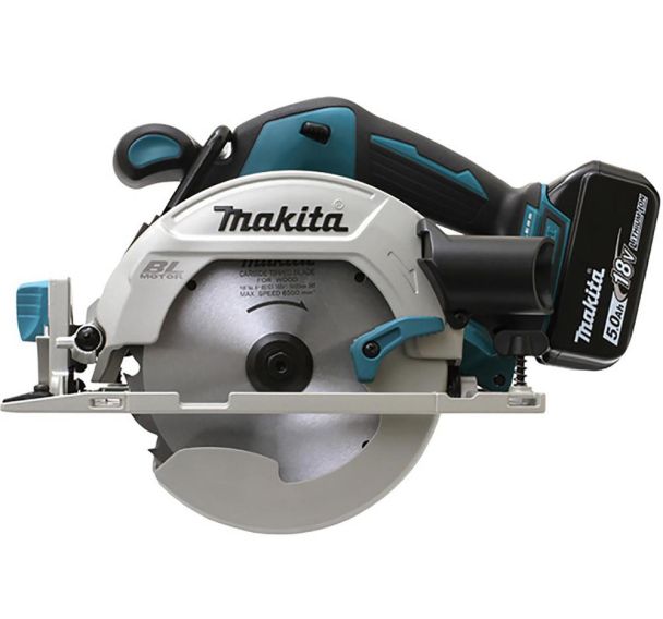 Scie circulaire 18V 5Ah Ø 165 mm - Makita