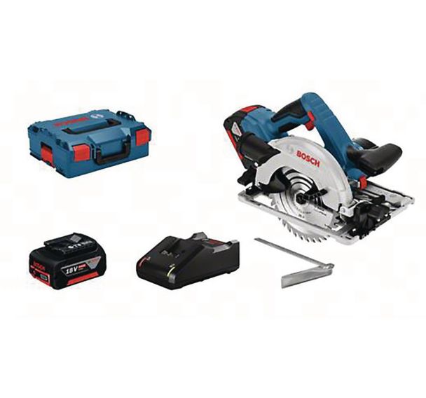 Scie circulaire GKS 18v-57 g, chargeur GAL 18v-40 L-Boxx
