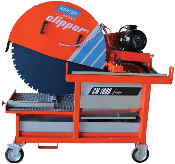 Scie de maçon Jumbo CM1000 400V électrique triphasé 7.50kw