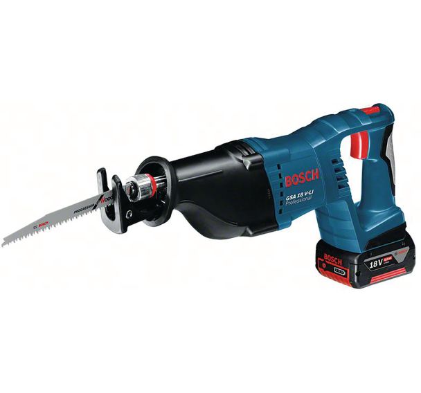 Scie sabre GSA 18 V-LI avec 2 batteries 5,0 Ah Bosch