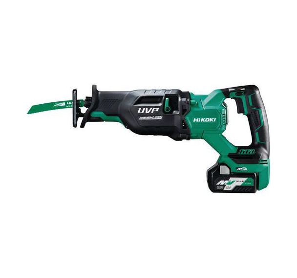 Scie sabre Multi Volt 130mm 36/18V 2,5/5Ah Li-Ion Brushless Hikoki