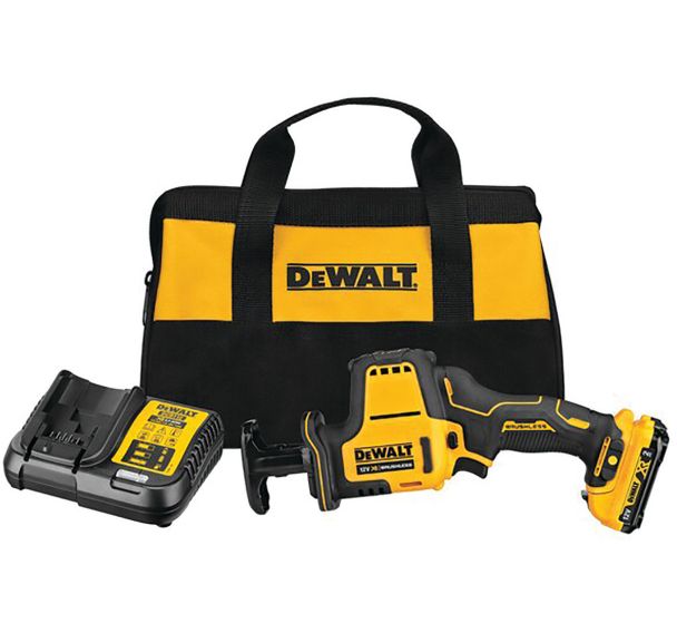 Scie sabre compacte XR 12V 2Ah -2 batteries et coffret TSTAK