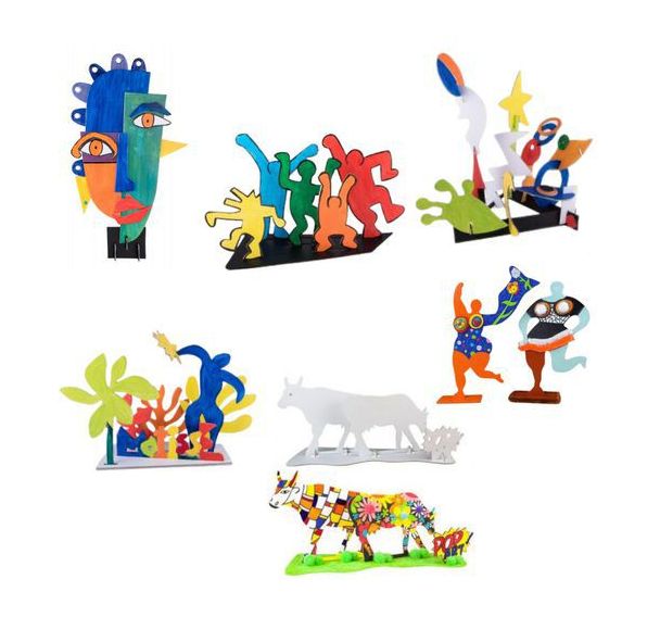 Sculptures carton à monter et décorer - Cleopatre