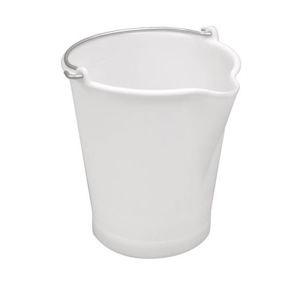 Seau 12L Gradue - Anse Inox Diam 290 X Haut 310 - En Pebd
