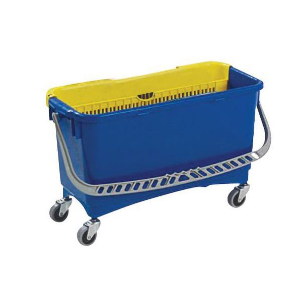 Seau 20 l sur roulettes pour lavage vitres