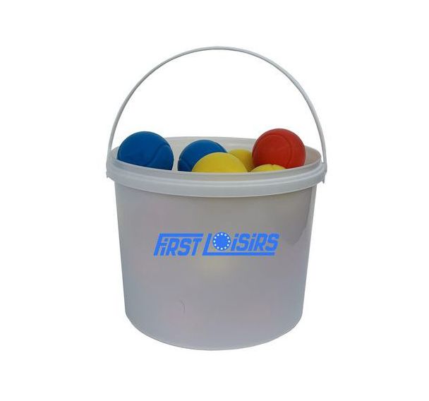 Seau 30 balles mousse 70mm